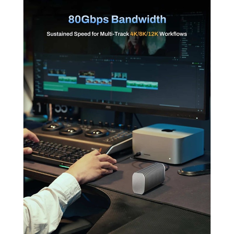 8TB Samsung 9100Pro + TerraMaster D1 SSD PRO Thunderbolt 5 | Thunderbolt 4 | 3 | USB4 | USB-C | do 80 Gb/s
