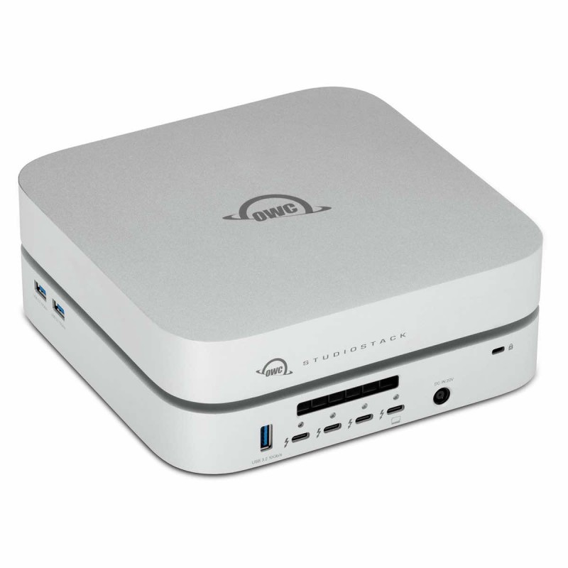 OWC StudioStack Thunderbolt 5 Stackable Storage and Connectivity Expansion Enclosure with 8TB SSD NVMe and 0TB HDD