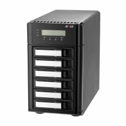 Areca ARC-8050T5U-6N obudowa Thunderbolt™ 5 80Gb/s | USB 3.2 RAID 6x NVMe (U.2/U.3)/SAS/SATA
