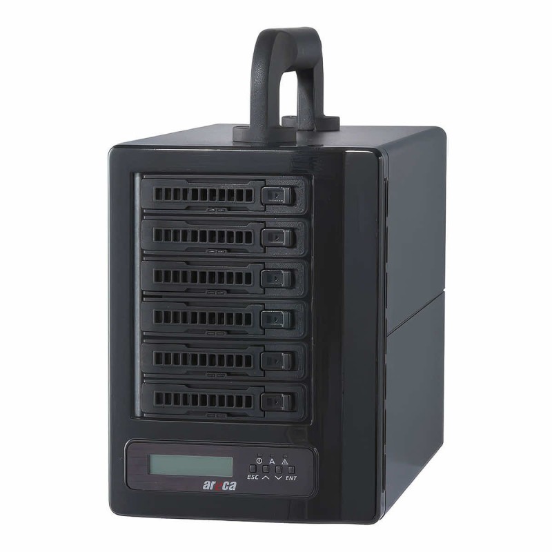 Areca ARC-8050T5U-6M Thunderbolt™ 5 80 Gb/s Enclosure | USB 3.2 RAID 6x SAS/SATA