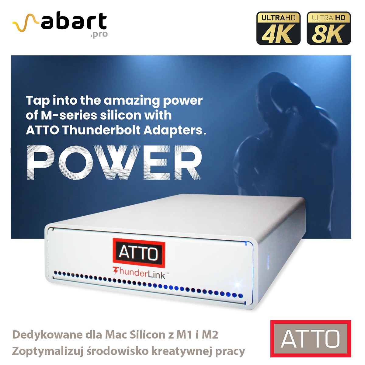 ATTO ThunderLink – zoptymalizowane do pracy z Mac Silicon M1, M2 i M3