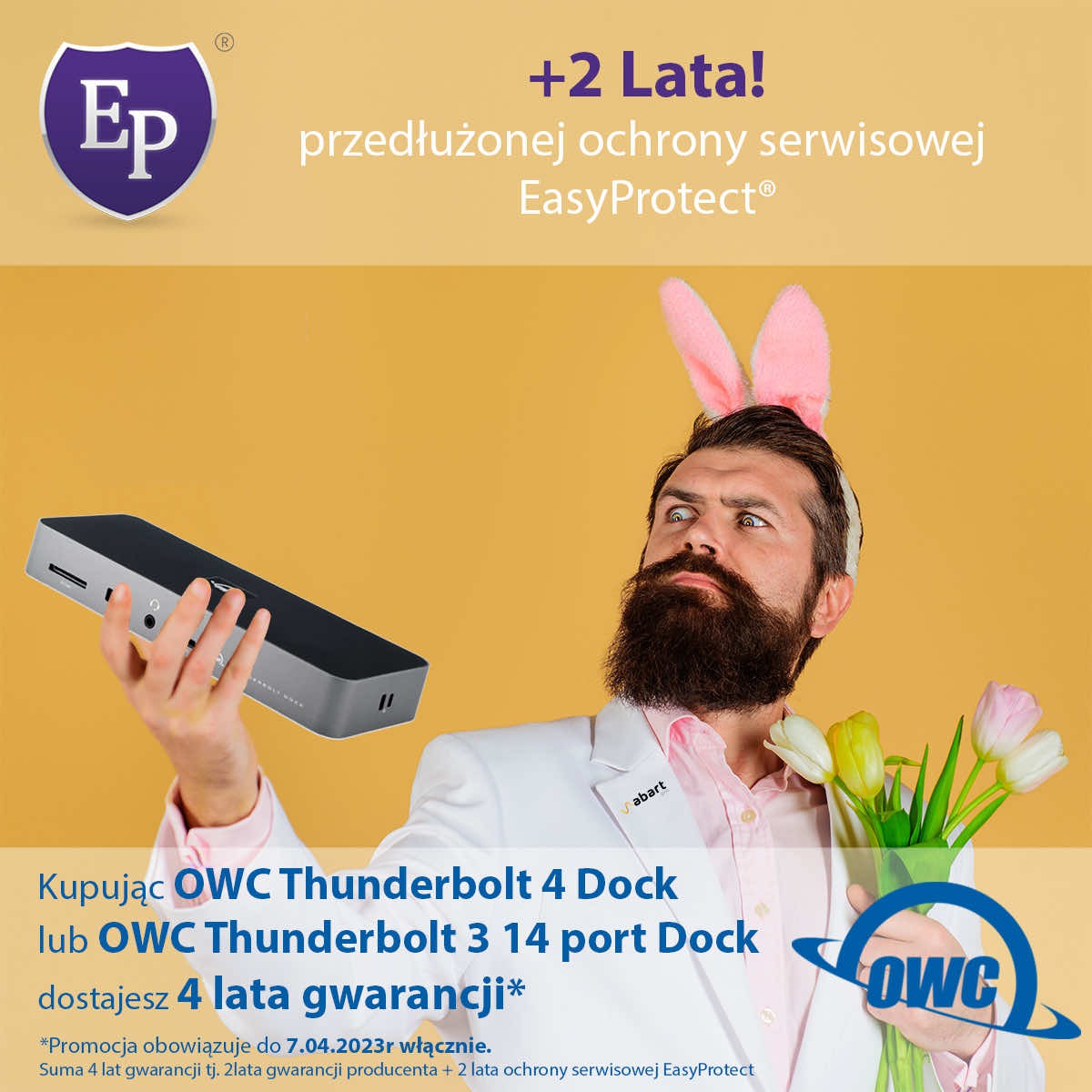 4 lata gwarancji na wybrane stacje dokujące OWC Thunderbolt