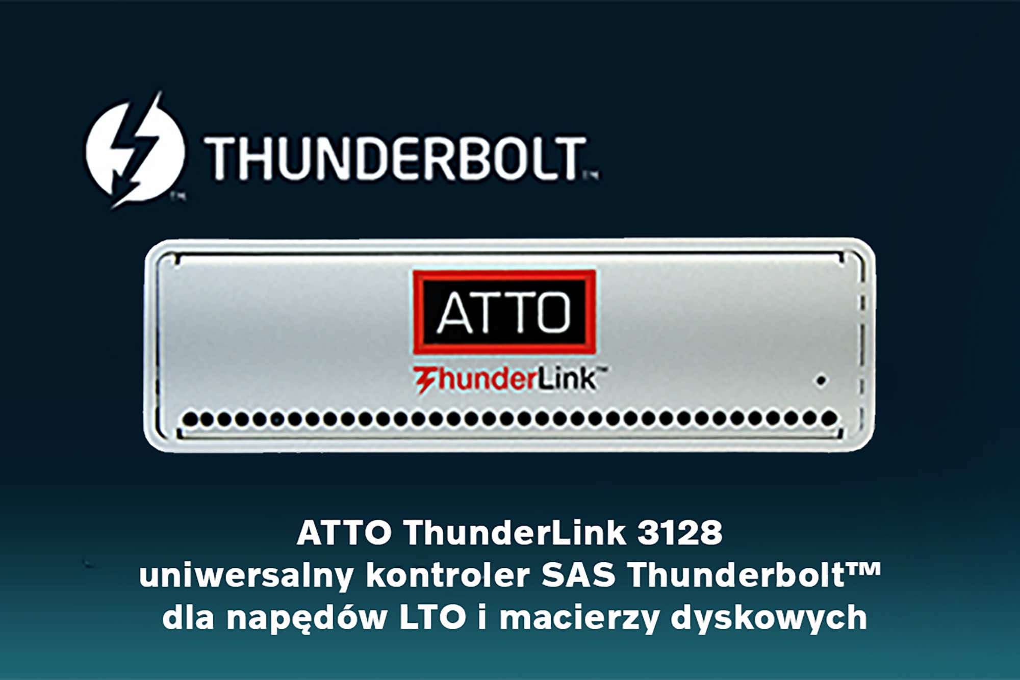 ATTO ThunderLink 3128 uniwersalny kontroler SAS Thunderbolt dla LTO i macierzy dyskowych