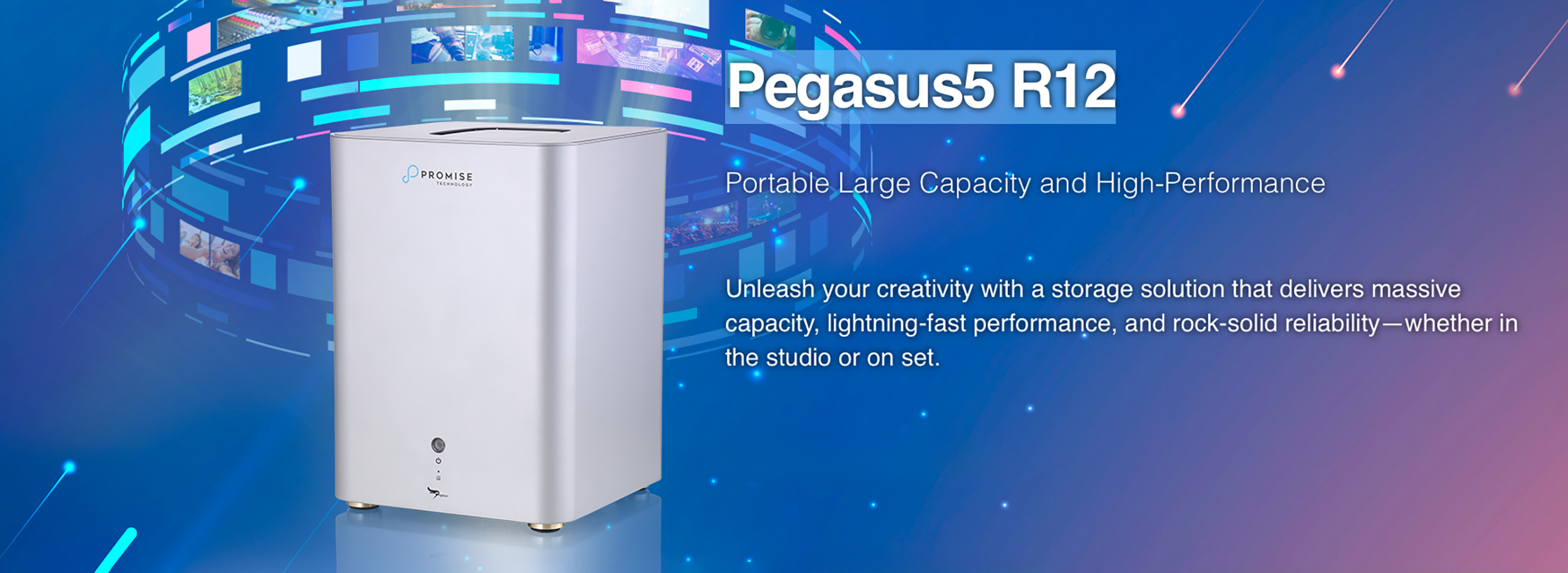 Promise Pegasus5 R12 – moc Thunderbolt™ 5 w służbie kreatywności
