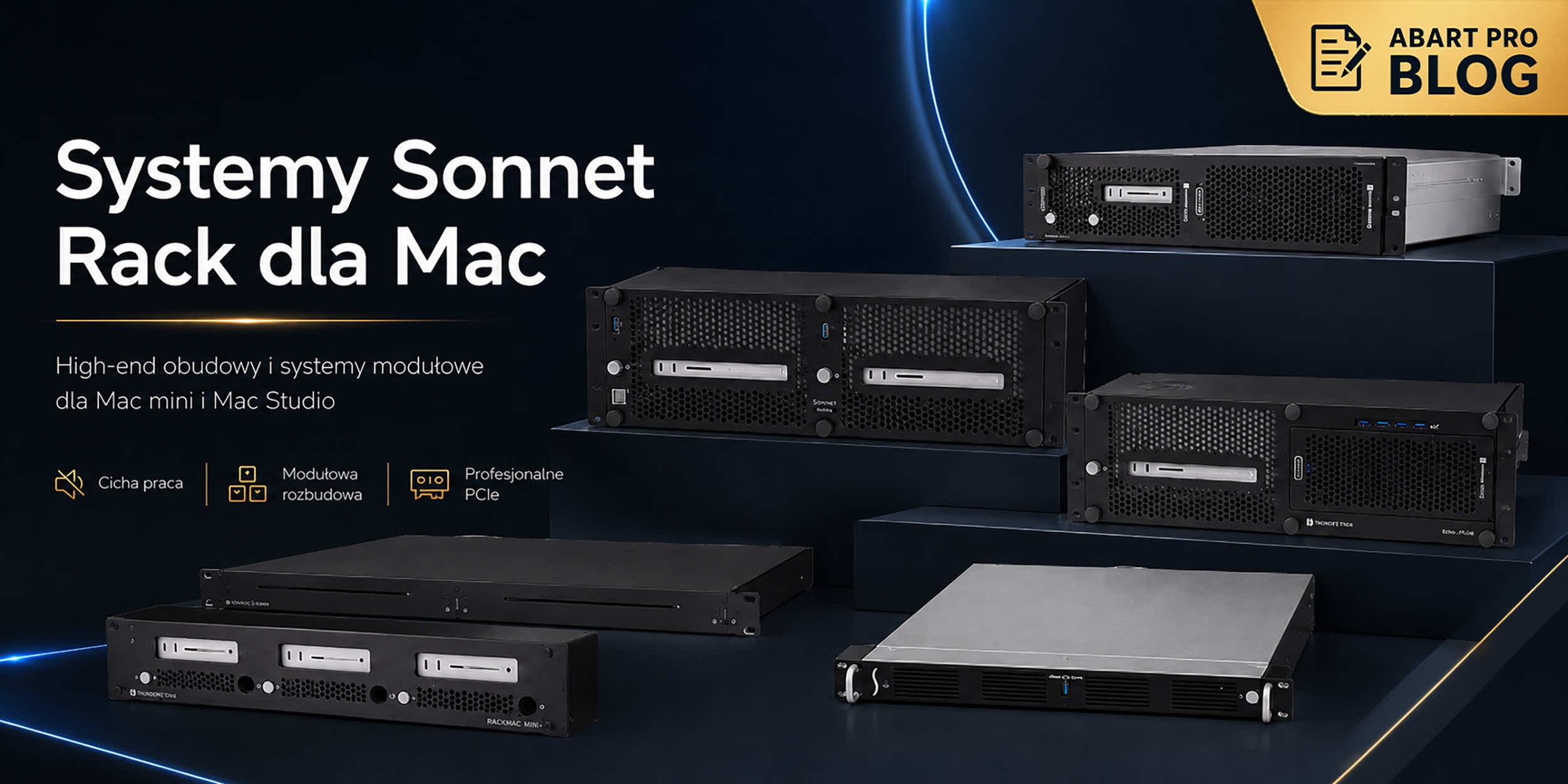 Sonnet RackMac i xMac – profesjonalne systemy rack dla komputerów Apple Mac