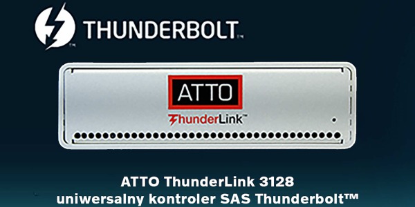 ATTO ThunderLink 3128 universal SAS Thunderbolt controller for LTO and disk arrays