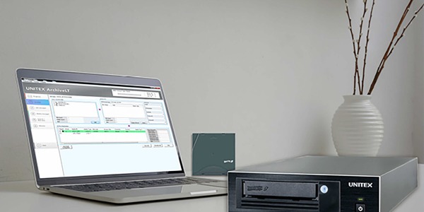 UNITEX LTO is the only LTO drive in the world that connects directly via a USB port
